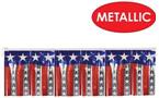 Metallic Stars & Stripes Fringe Banner