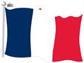 French Flag Cutout