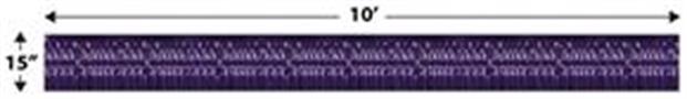 2-Ply Metallic Fringe Drape