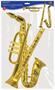 Gold Plastic Musical Instruments