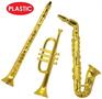 Gold Plastic Musical Instruments