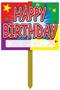 Happy Birthday Yard Sign