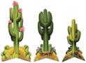 3-D Cactus Centerpieces