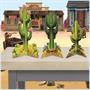3-D Cactus Centerpieces