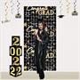 Congrats Grad Metallic Square Curtain