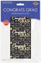 Congrats Grad Metallic Square Curtain