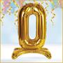 Self-Standing Balloon Number "0"