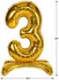 Self-Standing Balloon Number "3"