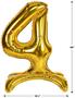 Self-Standing Balloon Number "4"