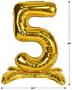 Self-Standing Balloon Number "5"
