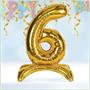 Self-Standing Balloon Number "6"