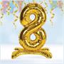 Self-Standing Balloon Number "8"