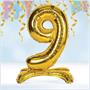Self-Standing Balloon Number "9"