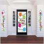 Happy Birthday Fabric Door Panel Set