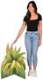 3-D Tropical Grass Prop