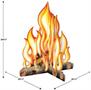 3-D Campfire Prop