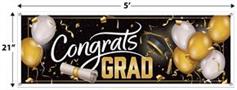 Congrats Grad Sign Banner