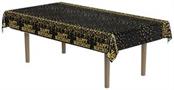 Metallic Happy Birthday Tablecover