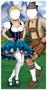 Oktoberfest Couple Photo Prop Stand-Up