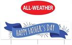 Plas Jumbo Happy Father's Day Yard Sign