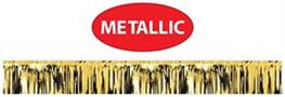 Metallic Fringe Banner