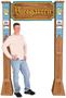 3-D Biergarten Archway Prop