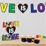 3-D Love Is Love Centerpiece