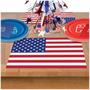 Plastic American Flag Placemats