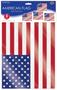Plastic American Flag Placemats