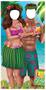 Luau Couple Photo Prop Stand-Up