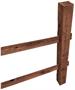 3-D Brown Fence Prop