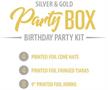 Silver & Gold Birthday Party Box
