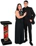 Red Carpet 3-D Short Column Props