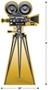 Red Carpet Movie Camera Stand-Up