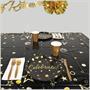 Metallic Happy Retirement Tablecover