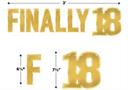 Foil Finally "18" Streamer