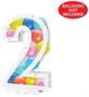 Balloon Mosaic Number "2" Frame