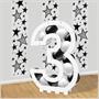 Balloon Mosaic Number "3" Frame