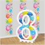 Balloon Mosaic Number "8" Frame