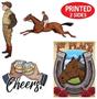 Vintage Horse Racing Cutouts