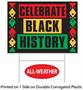 Plastic Celebrate BH Yard Sign