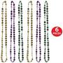 Mardi Gras Coin Beads