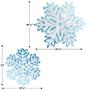 Winter Wonderland Hanging Snowflakes