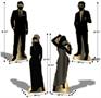 Masquerade Silhouette Stand-Ups