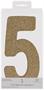 3-D Glittered "5" Centerpiece