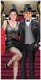 Great 20's Couple Photo Prop Stand-Up