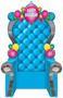 3-D Happy Birthday Throne Prop