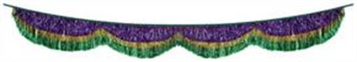 Mardi Gras Tinsel Fringe Bunting