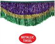 Mardi Gras Tinsel Fringe Bunting