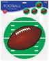 Plastic Football Placemats
